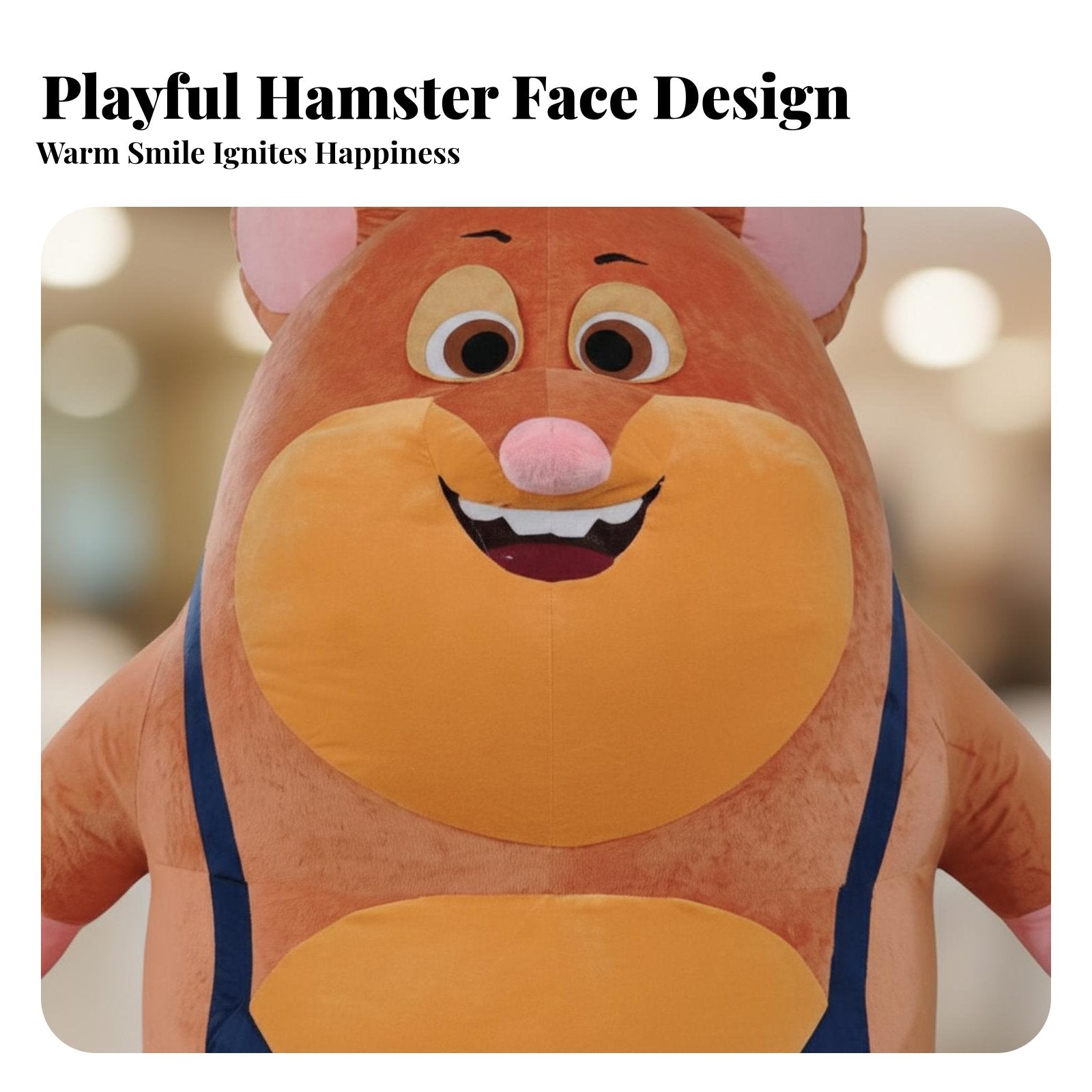 ambulatory Hamster Costume Inflatable Design character costume Outfit Cute creature Theme