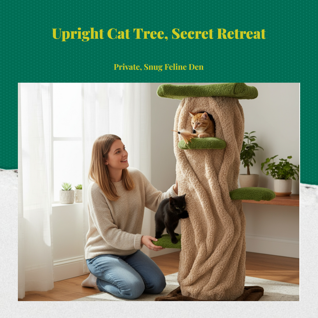 Cat tree with condo