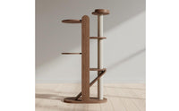 Wooden Cat Climber Climbing Tree Compact Cat Climbing Floor-Standing Structure Standing Pet Accessory