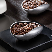 Coffee Bean Dosing Tray Ergonomic Shape Coffee Bean Weighing Scoop for Baristas