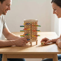 And Hexagonal Block Game Colored Sticks Wooden Structure Game Fine Motor Skills Kids Activity