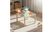 Educational Play Table Cognitive Development Educational Activity Table Sensory Play Number Learning Desk for Classroom, Playroom