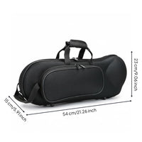 Small Trumpet Case Molded Body Instrument Carrier Lightweight Music Accessory