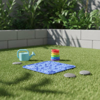 9 Pieces Textured Stepping Mats Embossed Pattern Textured Silicone Mat