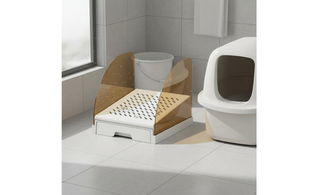 Litter Catcher Ramp Detachable Feline Litter Stair Water-Proof for Kittens