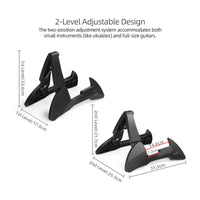 Folding Guitar Stand Foldable Portable Guitar Holder Compact Size for Studio