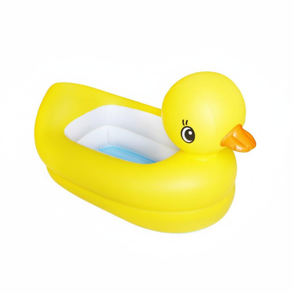 Inflatable Creature Bathtub PVC Cushioned Infant Bath Seat for Bathroom