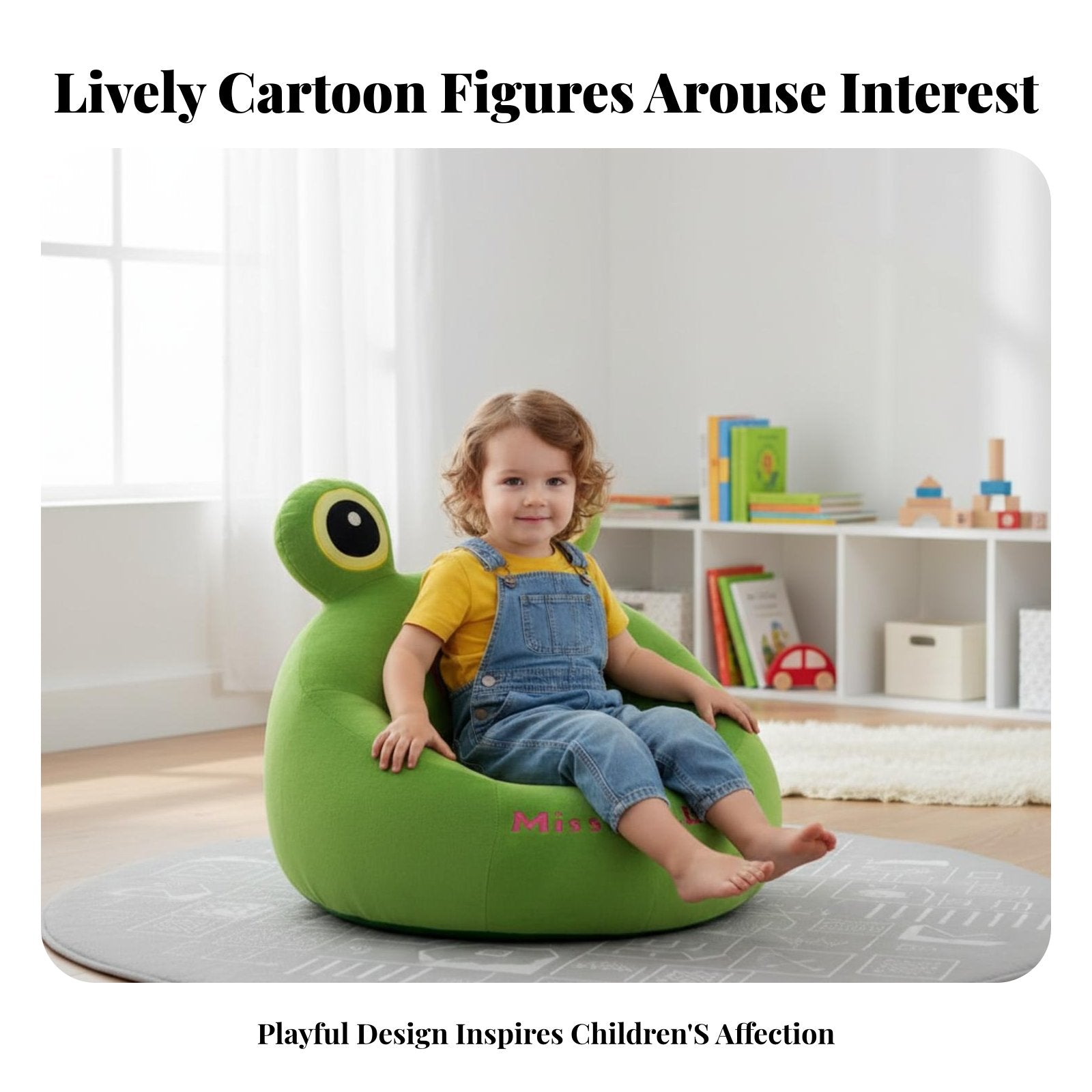 Creature Character Chair Removable and easy-clean Cover Novelty Foam Armchair