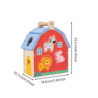 Multi-Functional Activity Block Multifunction Wooden Activity Cube All in Single Bead Box for Young Children, Kids, Preschool, Waiting Room