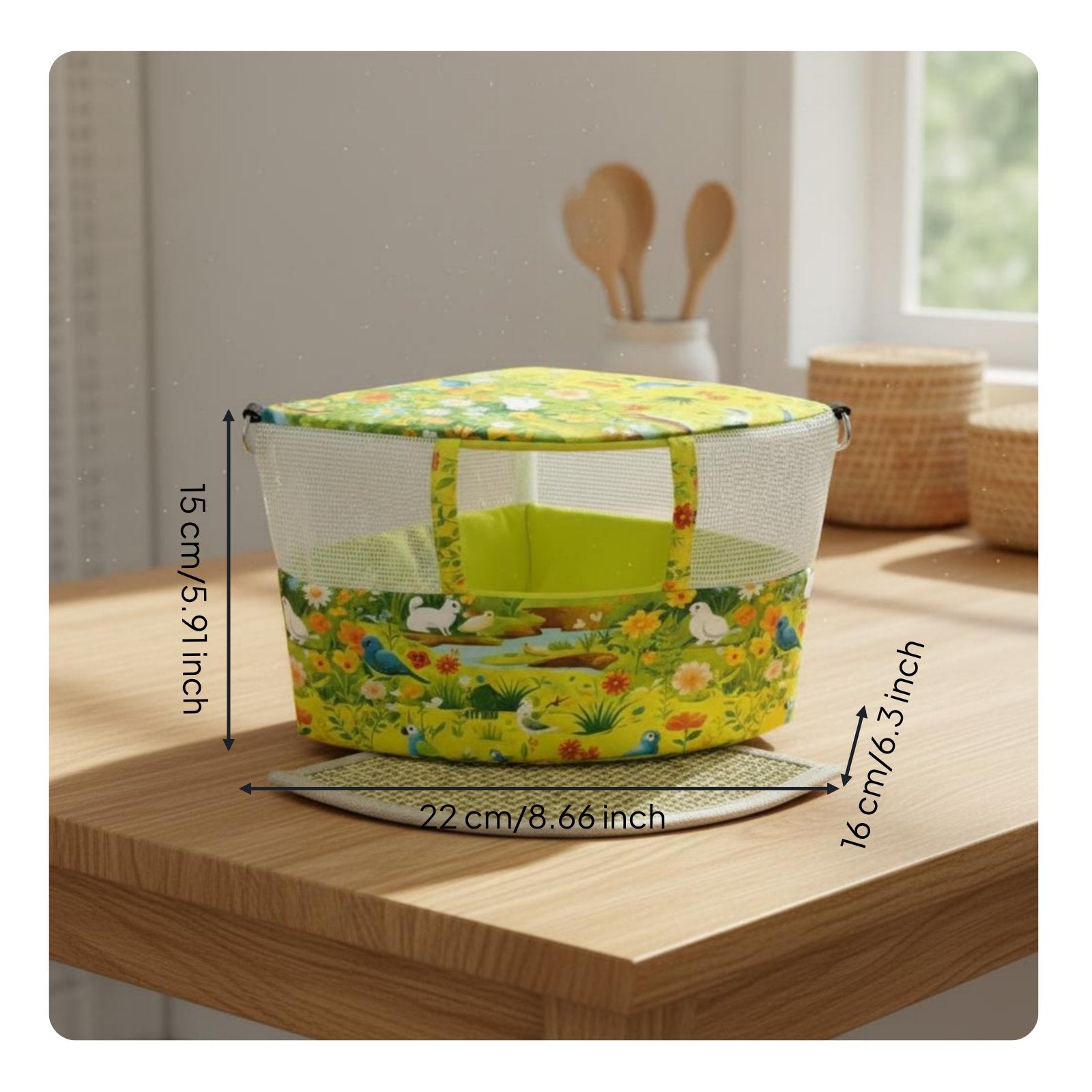Summer Bird House Cooling Design Hanging Bird Tent Provides Security