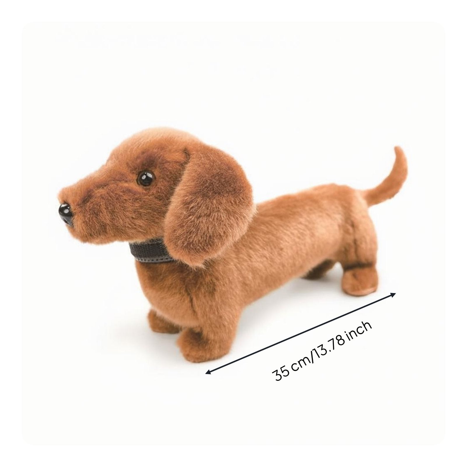Dachshund Stuffed Toy Cartoon Look Stuffed Dachshund Gift Idea for Children
