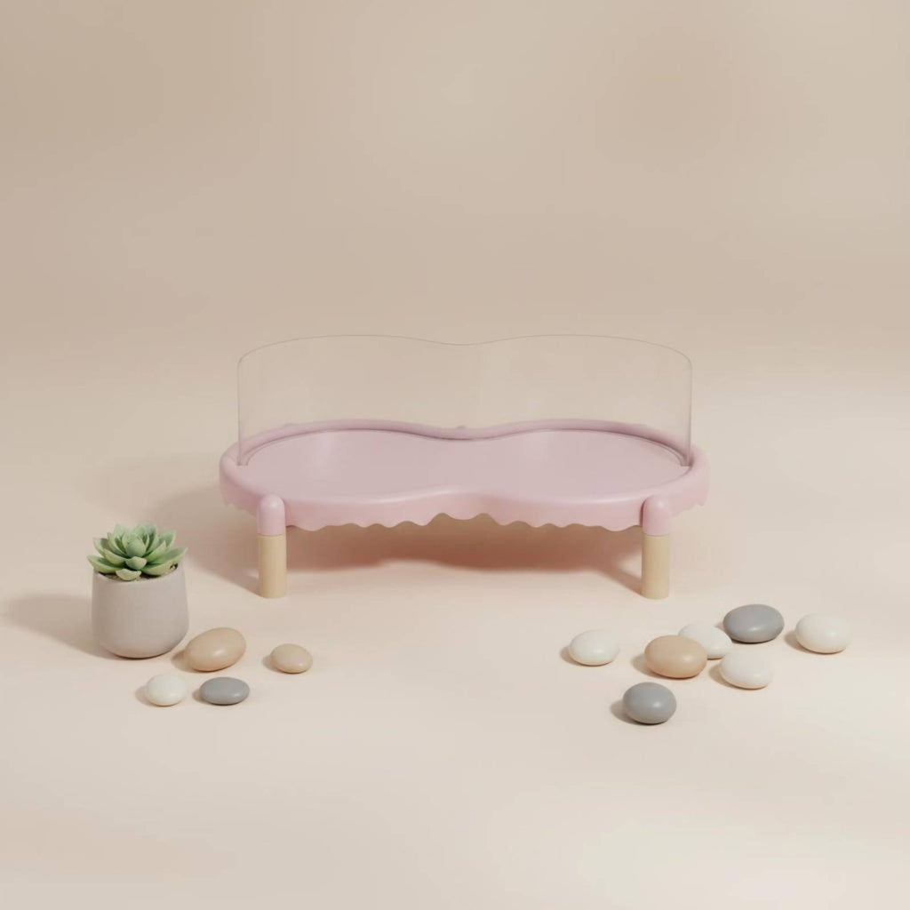 Elevated Double Pet Bowl Prevents Black Chin Elevated Feline Bowls