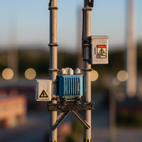 1:64 Utility Pole Model Scene Accessory for Display Shelf