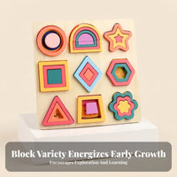 Fine Motor Skills Hand Grasping Hands-on Learning Shape Matching Board