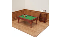 1:12 Scale Billiard Table Refined Workmanship for Scene Setting