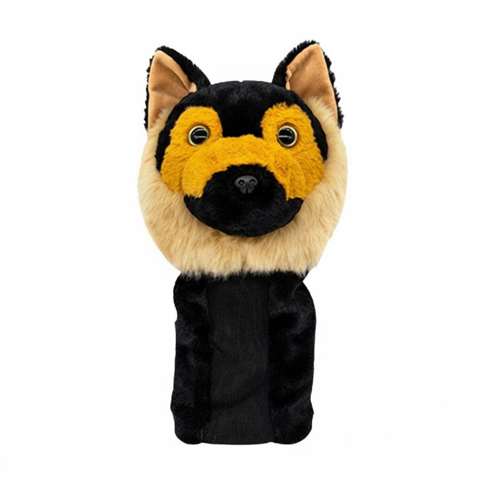 Pet Golf Headcover Shielded Furry Driver Cover Stretchable Material Dog Shaped Club Cover for Driving Range