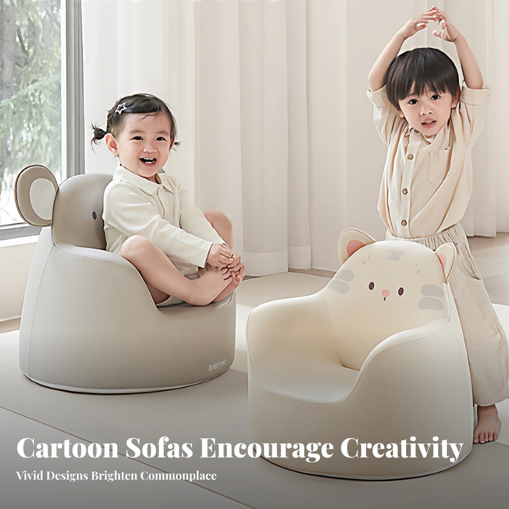 CreatureShaped Armchair Soft and Comfortable Toddler Seat Supportive Backrest