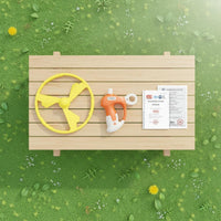 Soaring Saucer Launcher Sturdy ABS Material Pull String Flying Toy Safety Design
