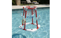 Buoyant Pool Basketball Hoop Easy Assembly Children's Pool Hoop Material Swim Toy for Families