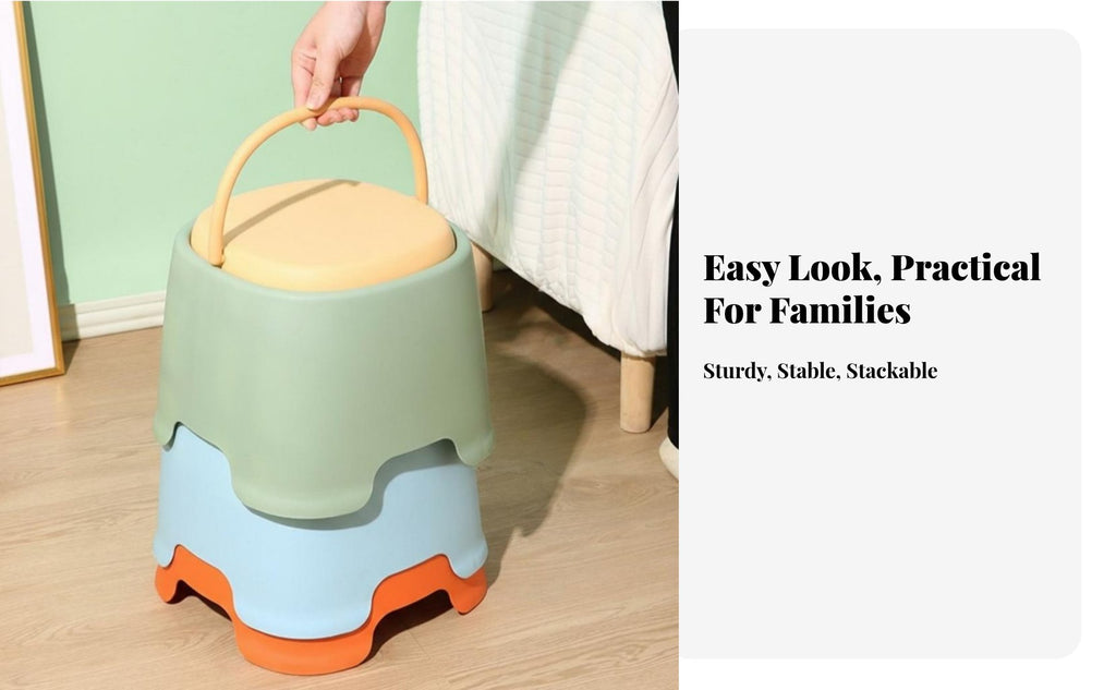 kid's Carry Stool Lightweight toddler's Booster Step Heavy Duty for Children