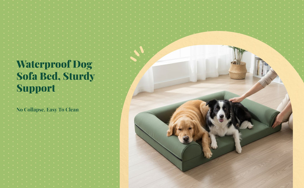 Waterproof orthopedic dog sofa