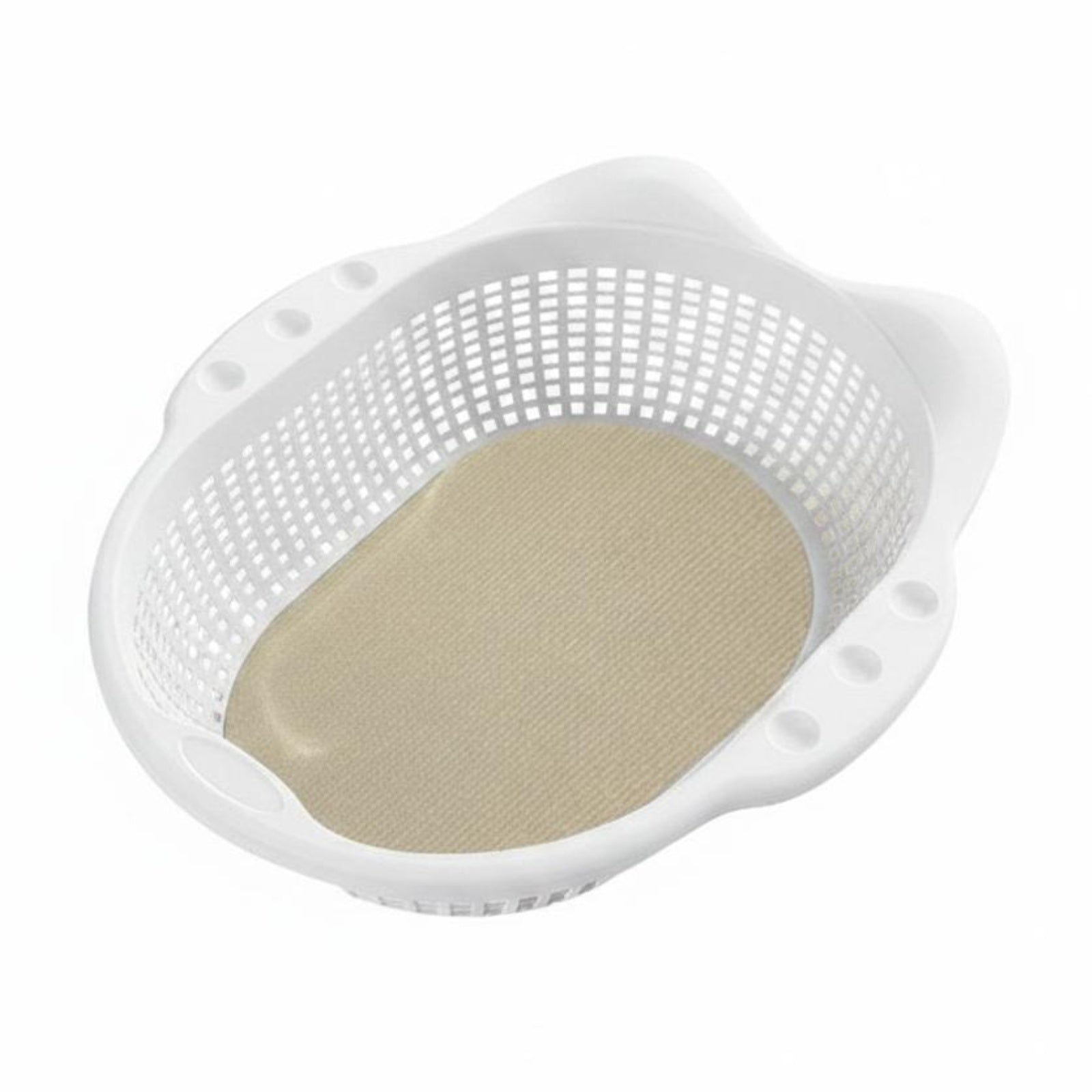Perforated Cat Basket Bed Scratch-Resistant Cat Bed with Cushion Breathable Pet Bedding