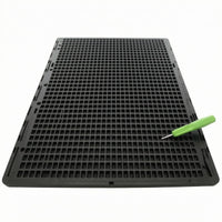 Braille Writing Board Black Office Supply Rectangular