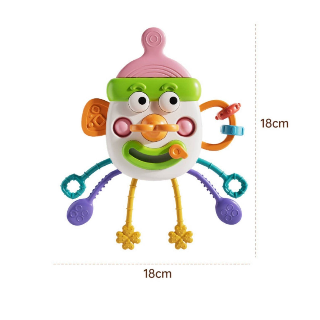 Bottle-Shaped Baby Sensory Toy Chewable for Infants
