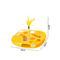 Cat Interactive Toy with Feather Sturdy Material for Cats