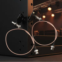 2 Pieces Antenna Mounting Plate Black Metal Wireless Gear Flexible