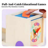 Multifunction Activity Box Fine Motor Skills Wooden Shape Sorter Cube