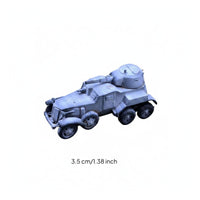 Soviet BA-10 Model Collectible BA-10 Armored Car for Display Shelf, Collectors