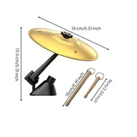 3 Pieces Car Cymbal Air Vent Shiny Sound Air Vent Cymbal Long-Lasting