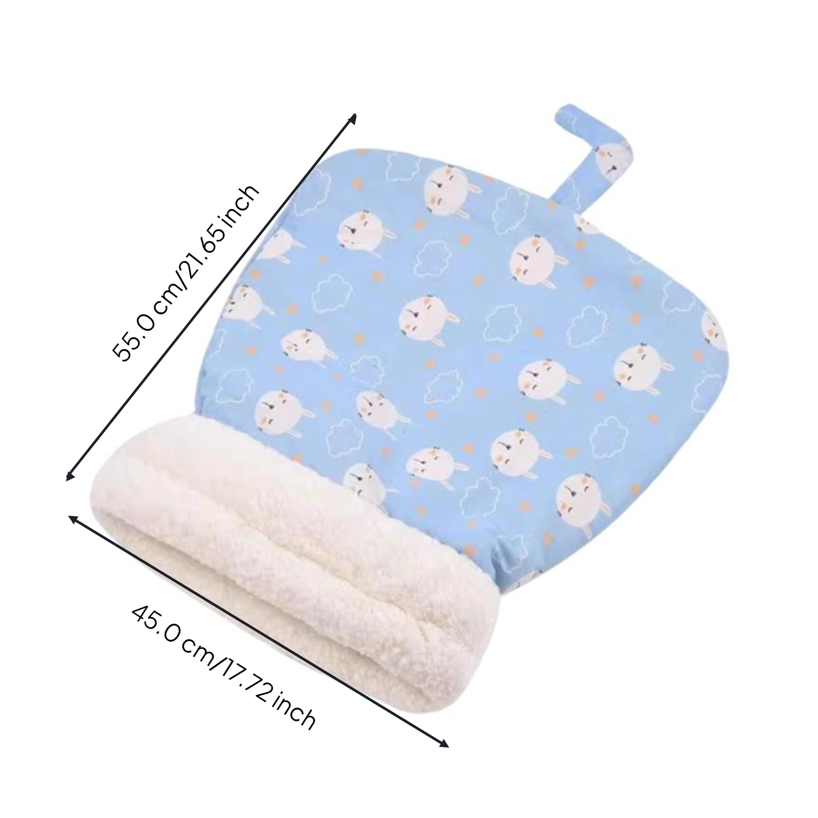 Insulated cat tunnel bed