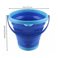 7 Pieces Collapsible Beach Pail Set Creative Molds for Sandbox