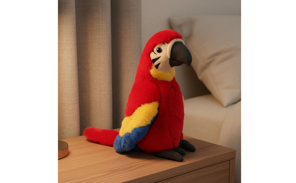 Parrot Soft Toy Soft and Cute Soft Bird Toy Skin-Friendly Material for Children