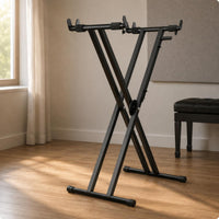 Cross-Design Keyboard Stand Cross-Braced Folding Keyboard Stand Cylindrical