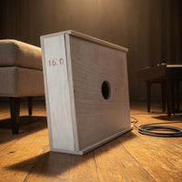 Piano String Box Light Gray Organizer Circular Cutout