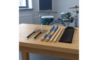 7 Pieces Drum and Brush Set Versatile Sound Options Retractable Wire Drum Brushes Materials 5A Maple Wood Drumsticks for Jazz Artists