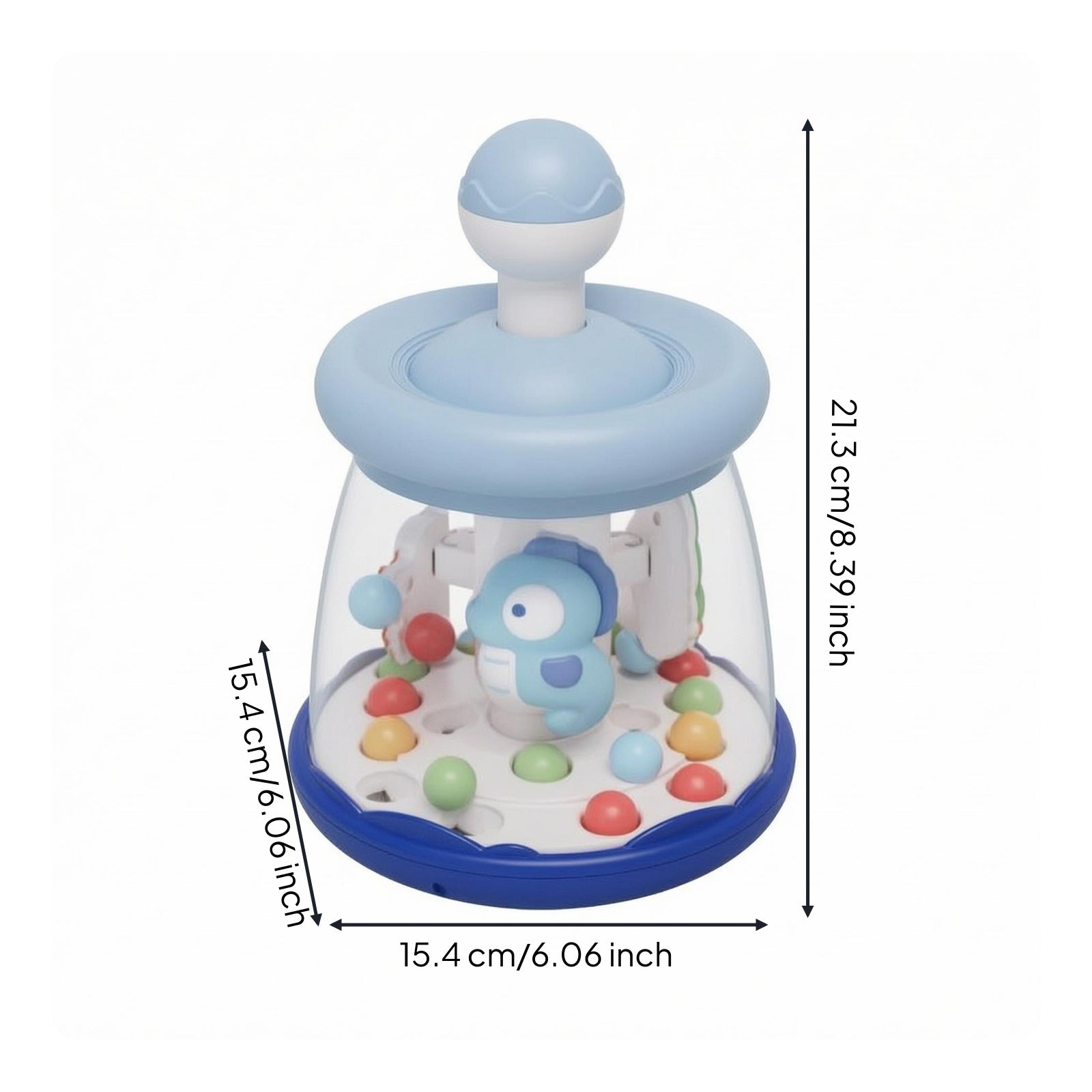 Press-Androtate Toy Colorful Balls Baby Toy Fine Movement Skills for Infants