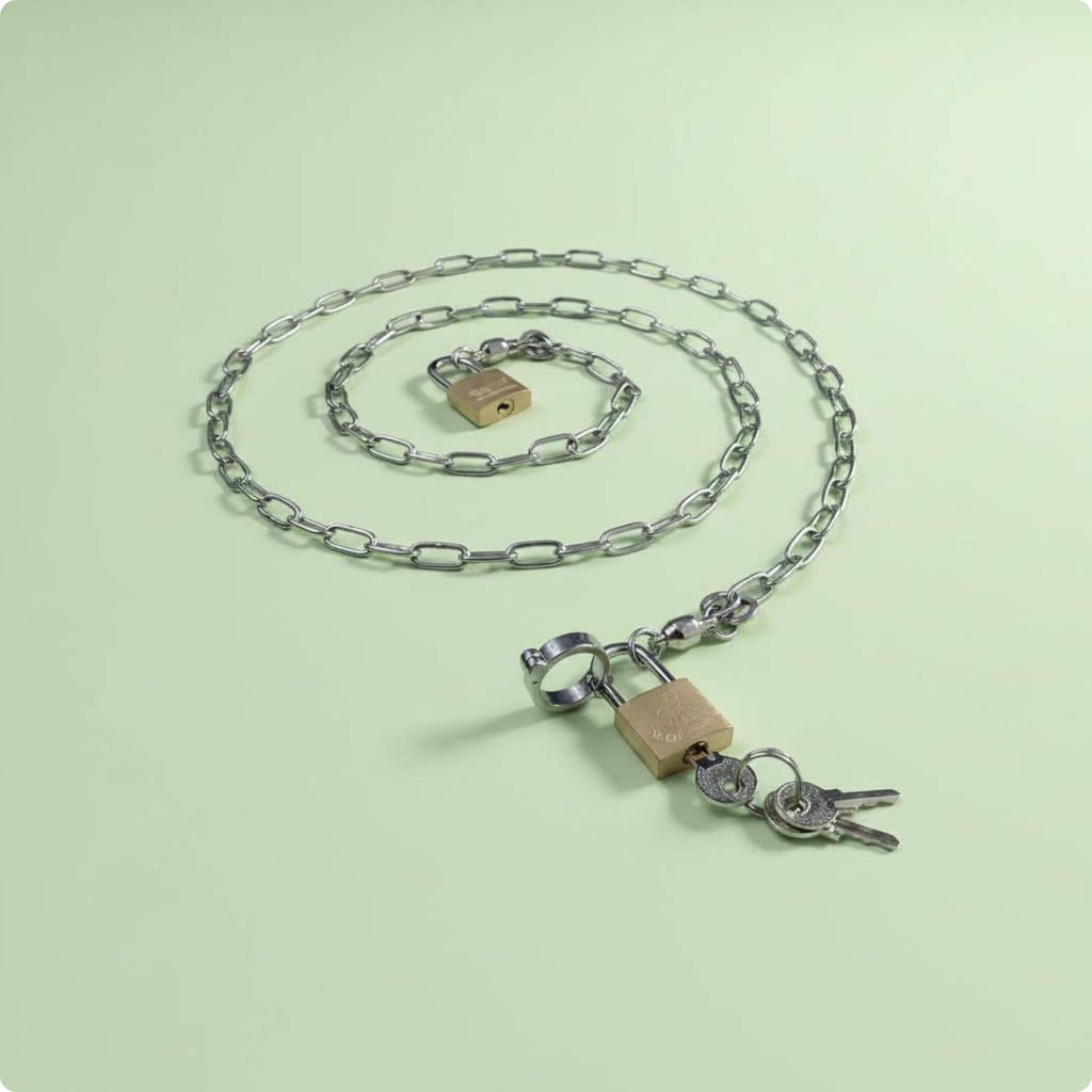 Stainless Steel Avian Ankle Leash Long-Lasting Parrot Foot Loop Chain Lockable