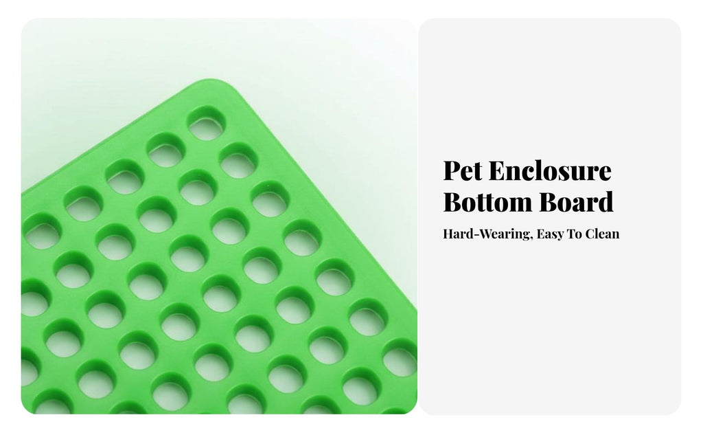 Perforated enclosure Floor Mat chew-resistant Pet Foot protective pad Easy to Clean for small animal Owners