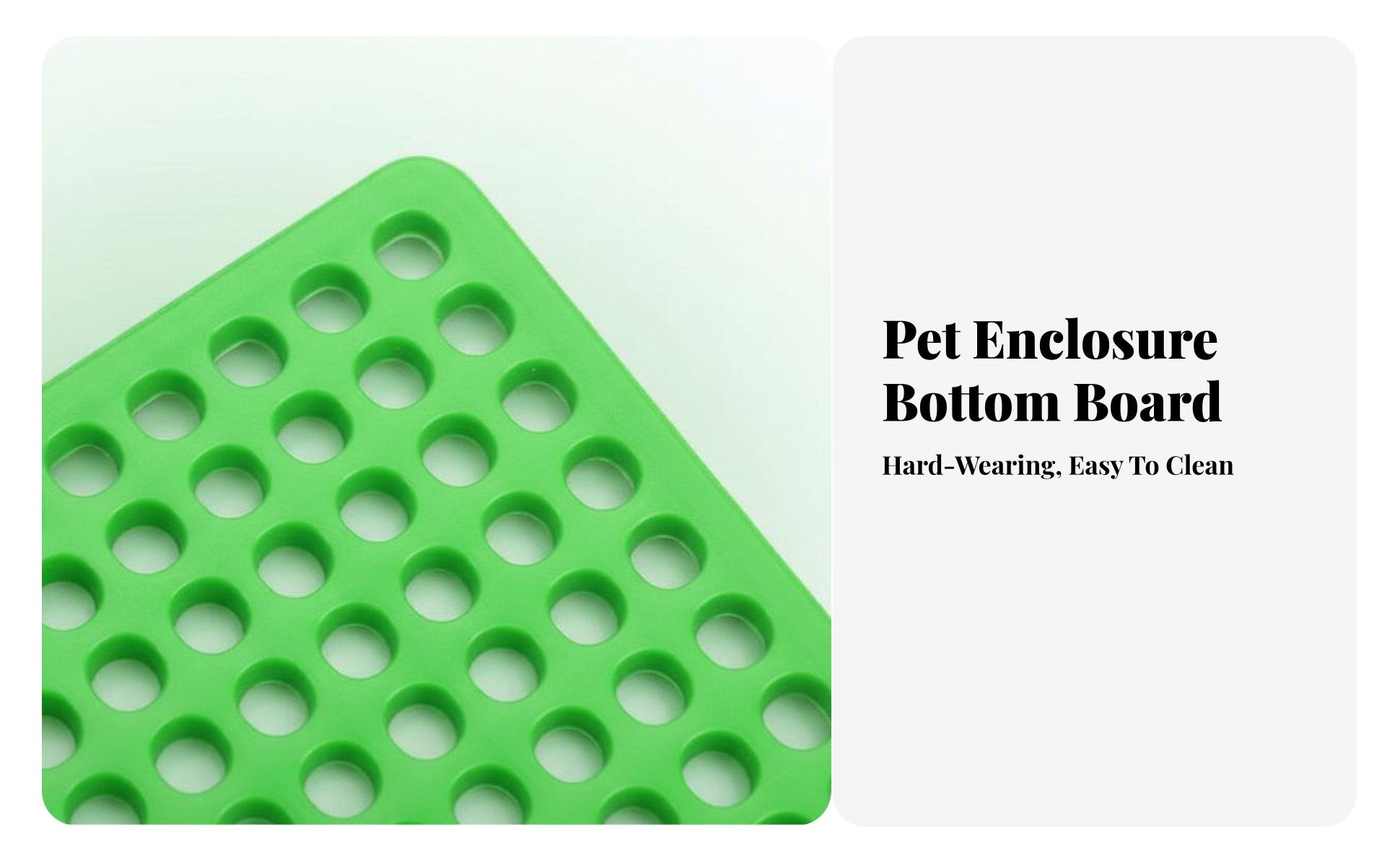 Perforated enclosure Floor Mat chew-resistant Pet Foot protective pad Easy to Clean for small animal Owners