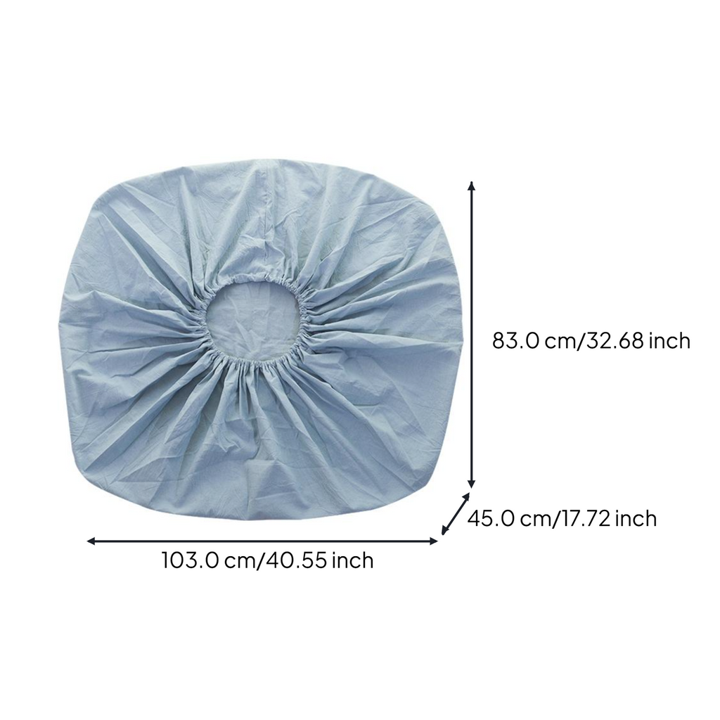 Washable zippered pet bed cover, custom sizes