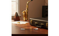 2 Pieces Saxophone Sound Hole Brush Natural Fiber for Rehearsal Room