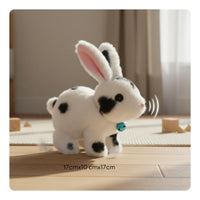 Electric Rabbit Toy Lifelike Walking Rabbit Stuffed Cute for Gift