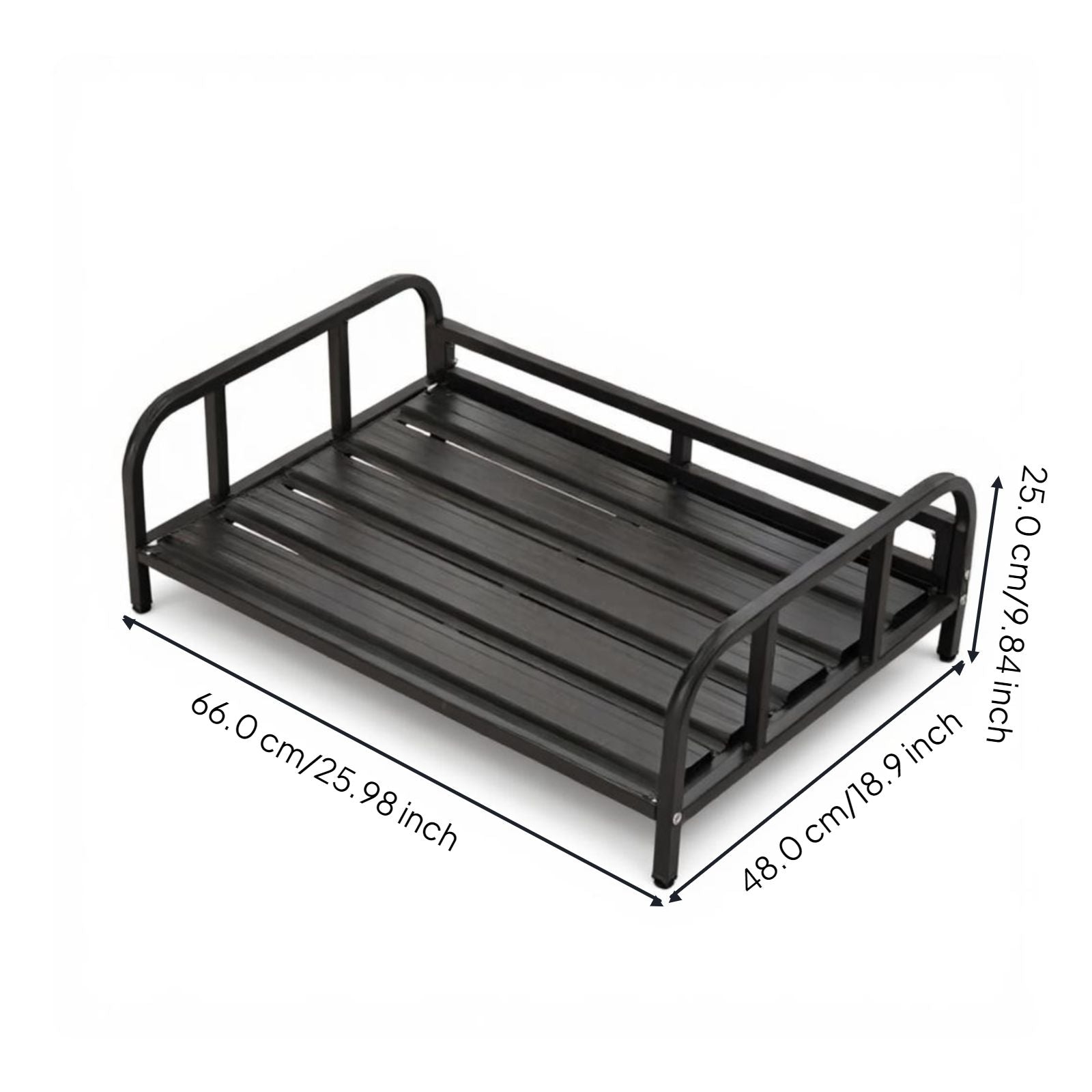 Elevated Dog Bed, Metal Frame, Breathable & Cooling Sofa