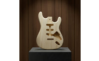 S and T Style Guitar Body Sanded Unfinished Guitar Body Polished