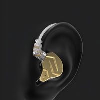 Metal Earbud Headphones with Voice Pickup Inner-Ear Gaming Headset for Computer