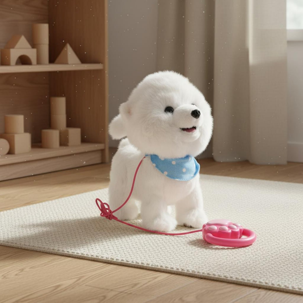 Walking Stuffed Dog Touch Activated Stuffed Creature Realistic Design